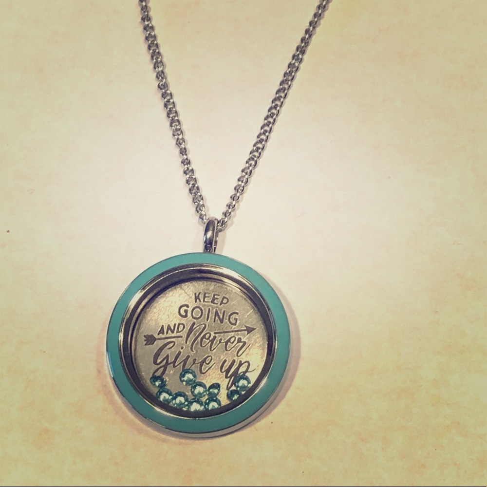 Retired Origami Owl Teal